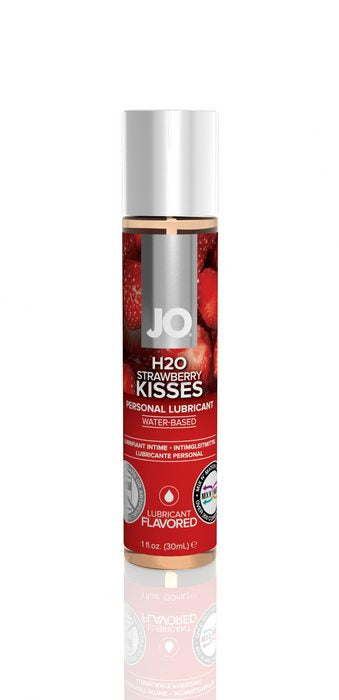 Jo H2o Strawberry Kiss 1 Oz Lubricant - iVenuss