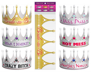 Bride To Be Party Crowns - iVenuss