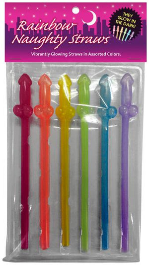 Glow In The Dark Rainbow Straws - iVenuss