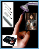 Neon Wand Electrosex Kit White Handle Purple Electrode Us Plug - iVenuss