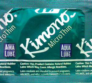 Kimono Microthin W- Aqua Lube 3pk - iVenuss