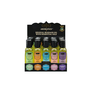 Aromatic Massage Oils Pre Pack 15pc Display - iVenuss