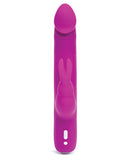 Happy Rabbit Slimline Realistic Rechargeable Vibrator Purple - iVenuss