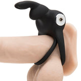 Happy Rabbit Stimulating Usb Rechargeable Cock Ring Black - iVenuss