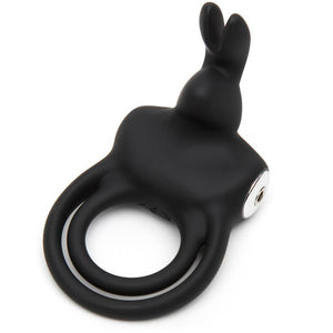 Happy Rabbit Stimulating Usb Rechargeable Cock Ring Black - iVenuss