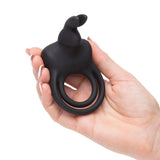 Happy Rabbit Stimulating Usb Rechargeable Cock Ring Black - iVenuss