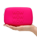 Happy Rabbit Wow Small Pink Silicone Zip Storage Bag - iVenuss
