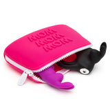 Happy Rabbit Wow Small Pink Silicone Zip Storage Bag - iVenuss