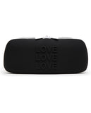 Happy Rabbit Love Medium Black Silicone Storage Bag - iVenuss