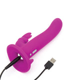 Happy Rabbit Rechargeable Vibrating Strap On Harness Set - iVenuss