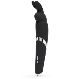 Happy Rabbit Rechargeable Wand Vibrator Black - iVenuss