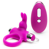 Happy Rabbit Remote Control Cock Ring Purple - iVenuss