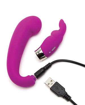 Happy Rabbit G-spot Clitoral Curve Vibrator Purple (out Beg Mar)