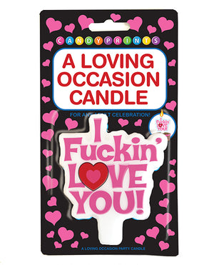 I F*ckin' Love You Candle - iVenuss