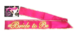 Bride To Be Sash Glow In The Dark - iVenuss