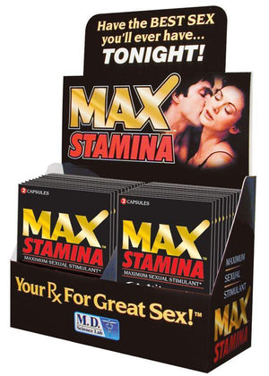 Max Stamina 24pc Display - iVenuss