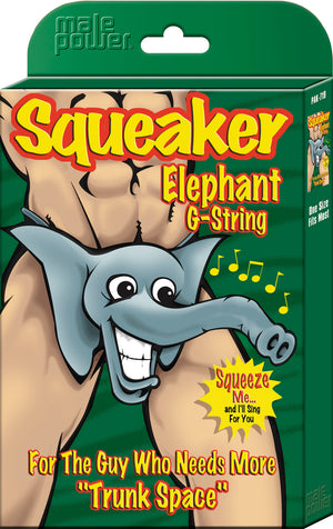 Squeaker Elephant G-string Assorted - iVenuss
