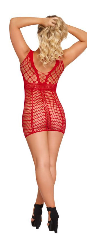 Seamless Dress Red O-s