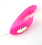 Leah Rechargeable Silicone Rabbit Massager Neon Pink - iVenuss