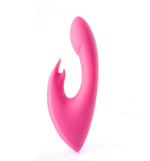 Leah Rechargeable Silicone Rabbit Massager Neon Pink - iVenuss