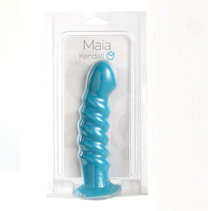 Kendall Silicone Neon Blue Dong - iVenuss