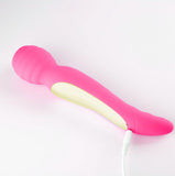 Zoe Rechargeable Dual Vibrating Wand Hot Pink - iVenuss