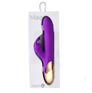 Karlin Supercharged Silicone Rabbit Rechargeable Purple - iVenuss
