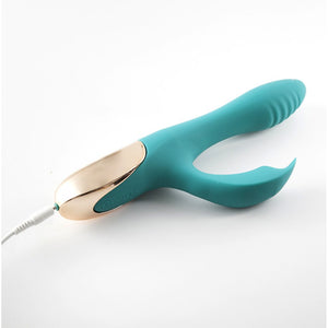 Skyler Silicone Bendable Teal Rabbit - iVenuss