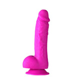 Josi 8 Realistic Silicone Dong Purple " - iVenuss