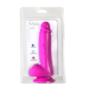 Josi 8 Realistic Silicone Dong Purple " - iVenuss