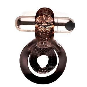 Jayden Rose Gold Rechargeable Vibrating Erection Ring - iVenuss