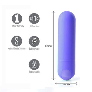 Jessi Mini Bullet Rechargeable Purple - iVenuss