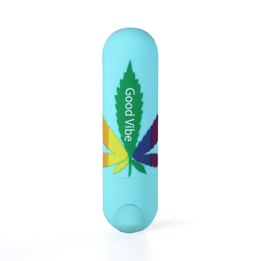 Jessi 420 10 Function Mini Rechargeable Bullet Teal - iVenuss