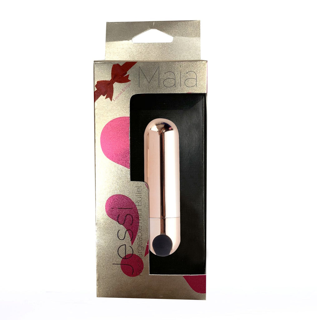 Jessi Rechargeable Mini Bullet Rose Gold - iVenuss
