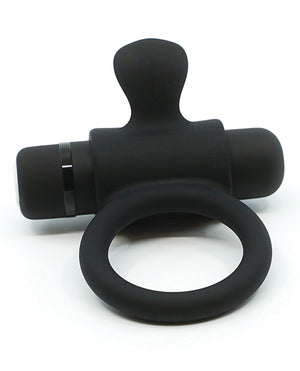 Sensuelle Silicone Bull Ring Black - iVenuss