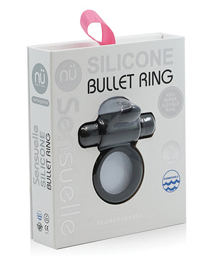 Sensuelle Silicone Bull Ring Black - iVenuss