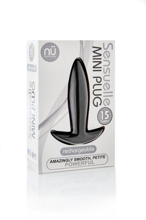 Sensuelle Mini Butt Plug Black - iVenuss