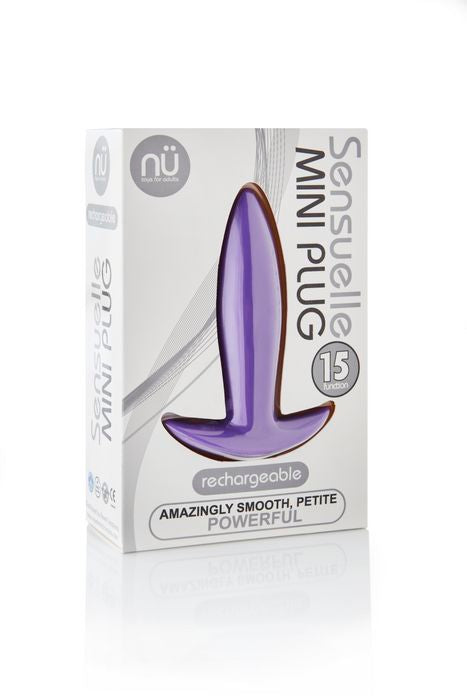 Sensuelle Mini Butt Plug Purple - iVenuss