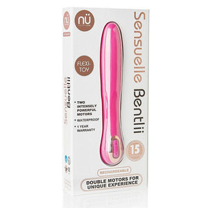 Sensuelle Bentlii 15 Func Double Motor Vibe - Magenta - iVenuss