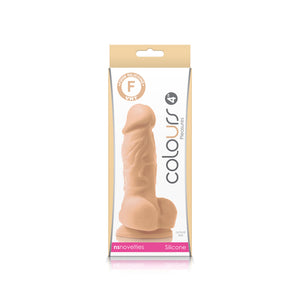 Colours Pleasures 4in Dildo White - iVenuss