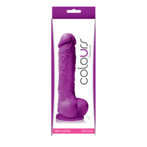 Colours Pleasures 5in Dildo Purple - iVenuss