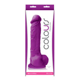 Colours Pleasures 8in Dildo Purple - iVenuss
