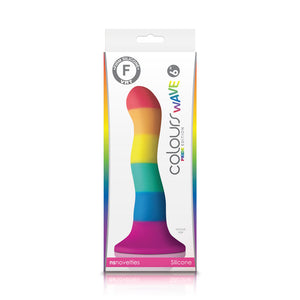 Colours Pride Edition 6 Wave Dildo Rainbow " - iVenuss