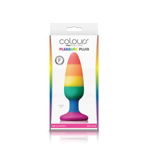 Colours Pride Edition Pleasure Plug Medium Rainbow - iVenuss