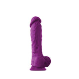 Colour Soft 8 Soft Dildo Purple " - iVenuss