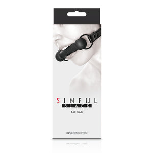Sinful Bar Gag Black - iVenuss