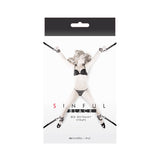 Sinful Bed Restraint Straps Black - iVenuss