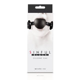 Sinful Soft Silicone Gag Black - iVenuss