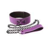 Lust Bondage Collar Purple - iVenuss