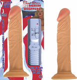 All American Whopper Vibrating 7in Flesh - iVenuss